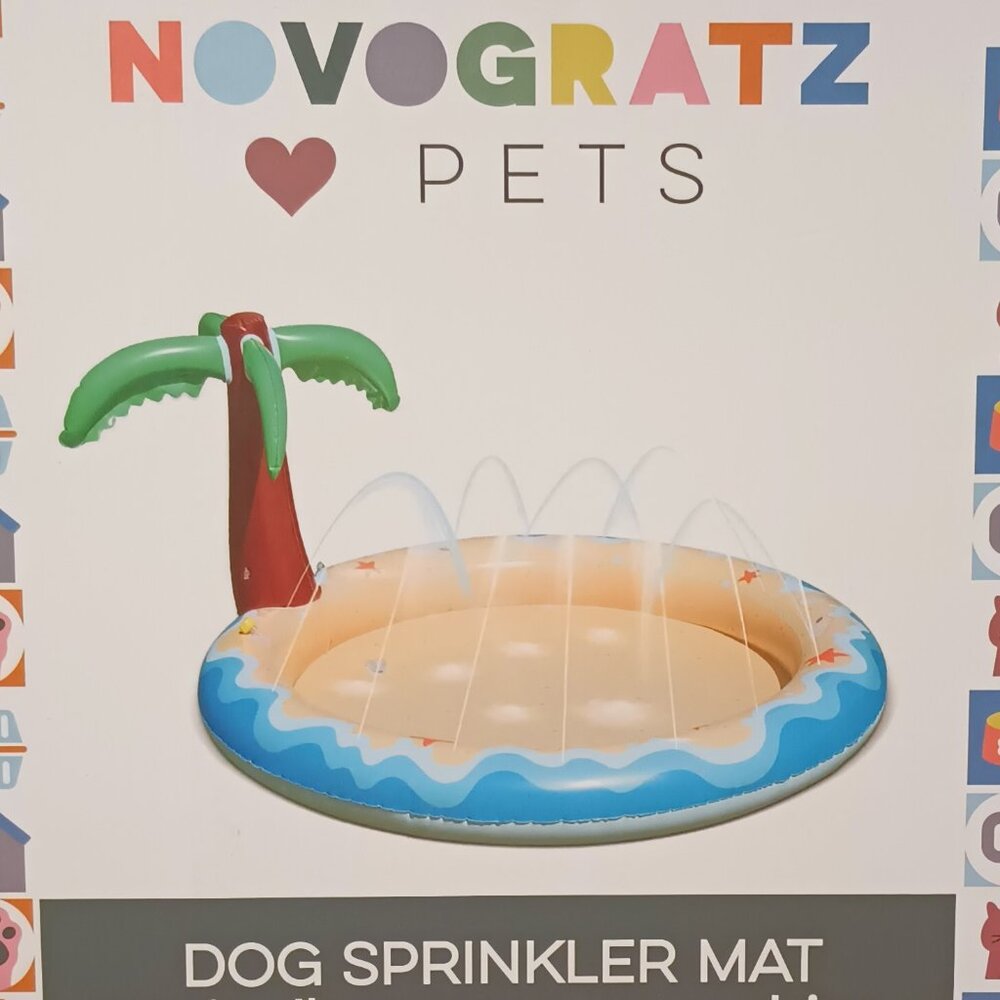 NWT & HTF ~ NOVOGRATZ ♥ PETS  Foldable  67" X 52" X 28"  Dog Sprinkler Mat